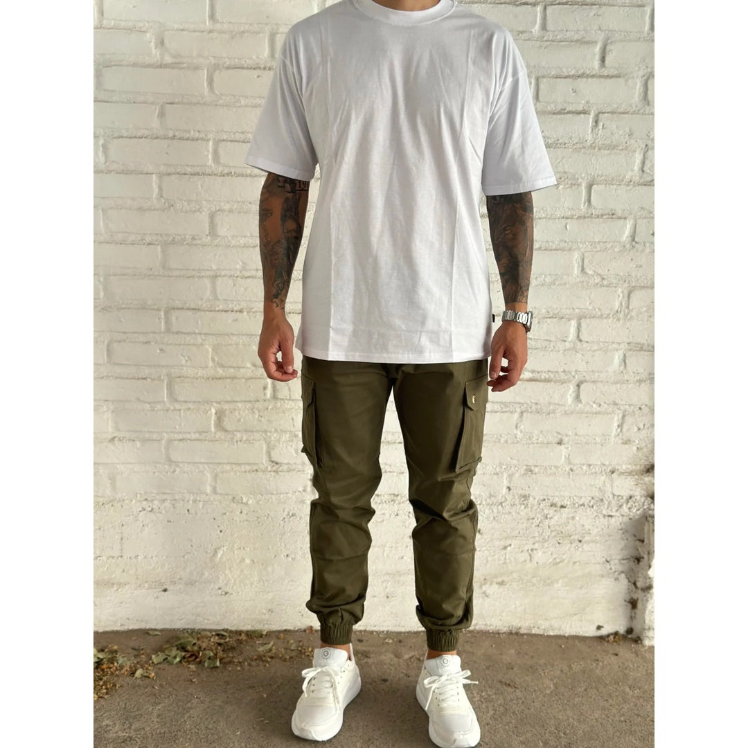JOGGER CARGO CASUAL GREEN