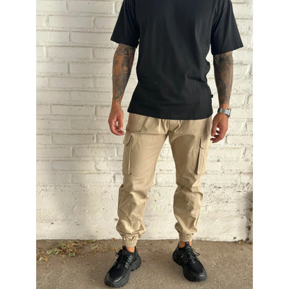 JOGGER CARGO CASUAL BEIGE
