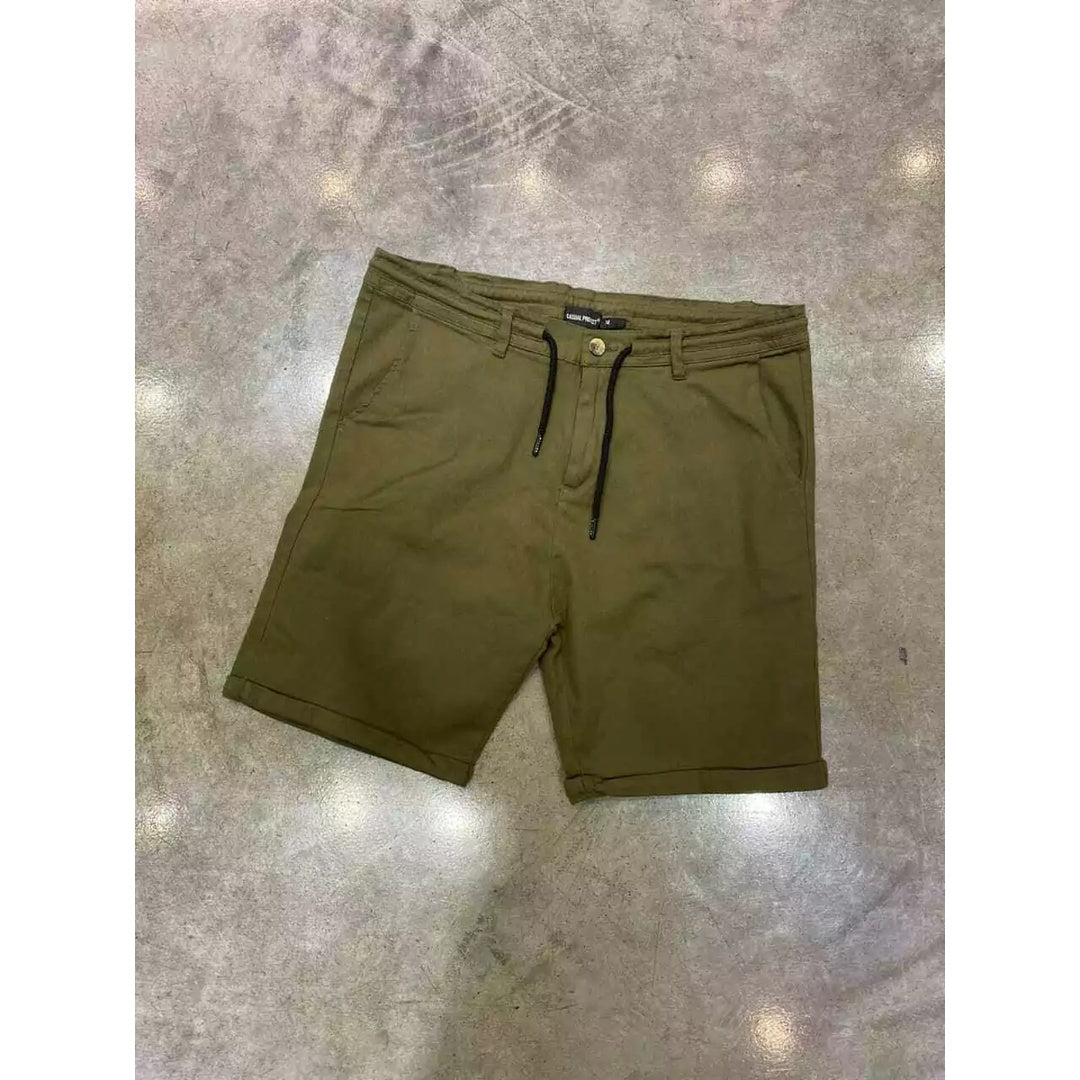BERMUDA GABARDINA OLIVA