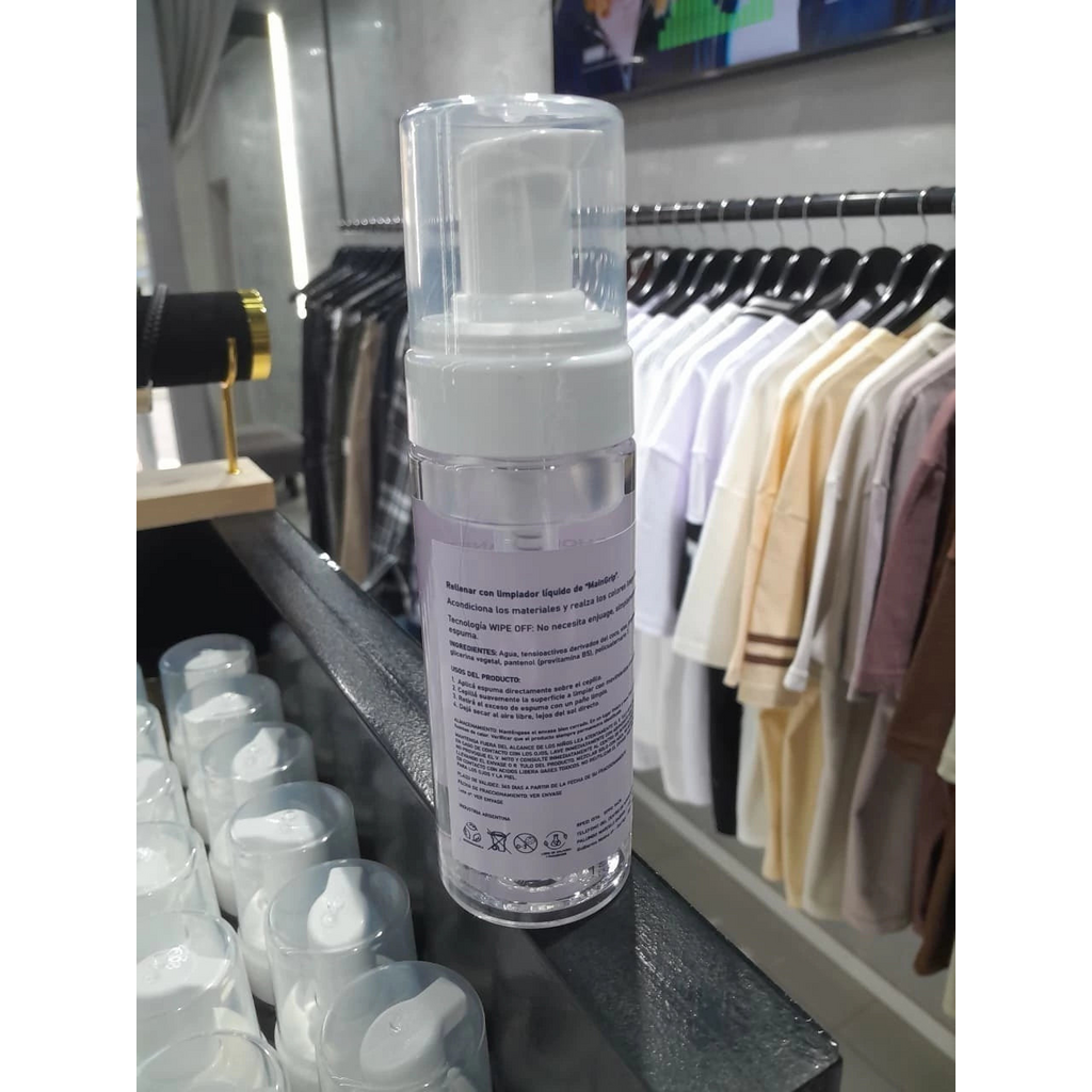 LIMPIADOR NATURAL PARA TODO TIPO DE CALZADO EN ESPUMA - imagen 2
