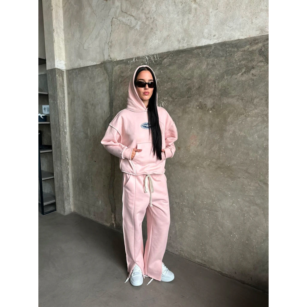 BUZO HEAVY HOODI ROSA